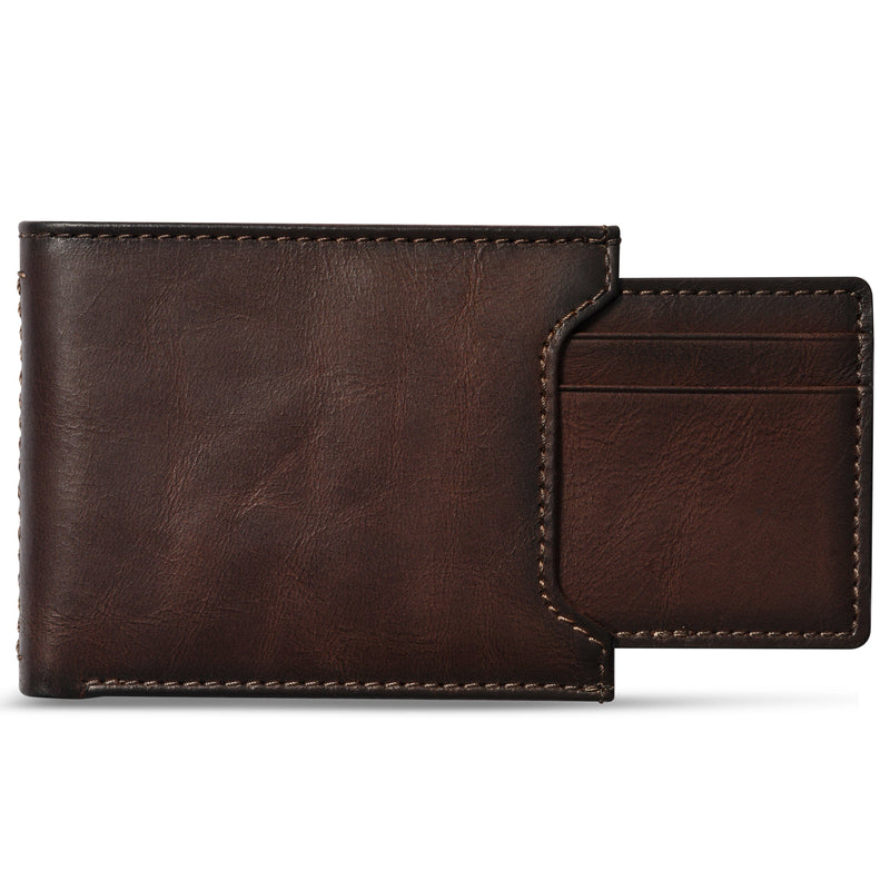 Duo 2 in 1 Bifold Brown Bifold Wallet House of Jack Co. 