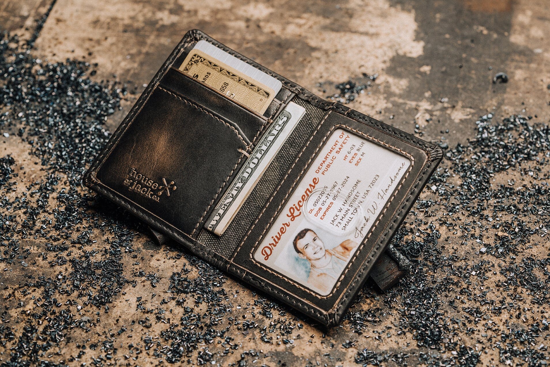 Slim Card Wallet - Small Card Wallet Leather | House of Jack – House of ...