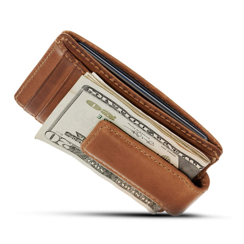 Heritage Brown Money Clip Wallet: For Your Modern Essentials