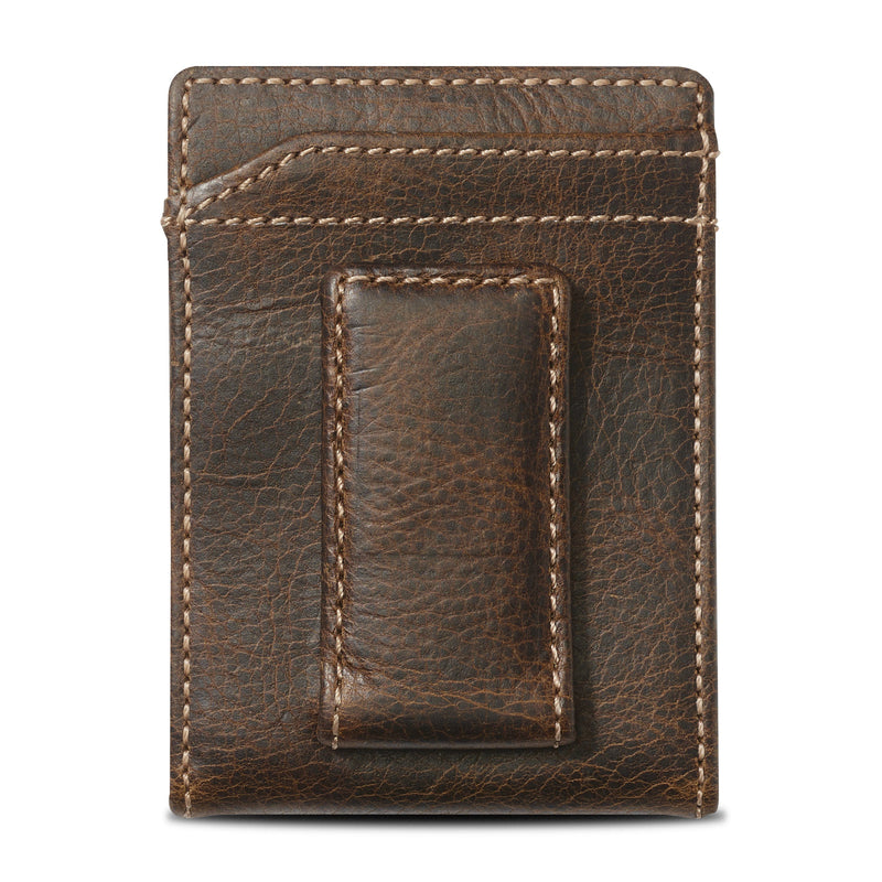 Magnetic Money Clip Wallet - Mens Leather Wallet | Buffalo Billfold Co